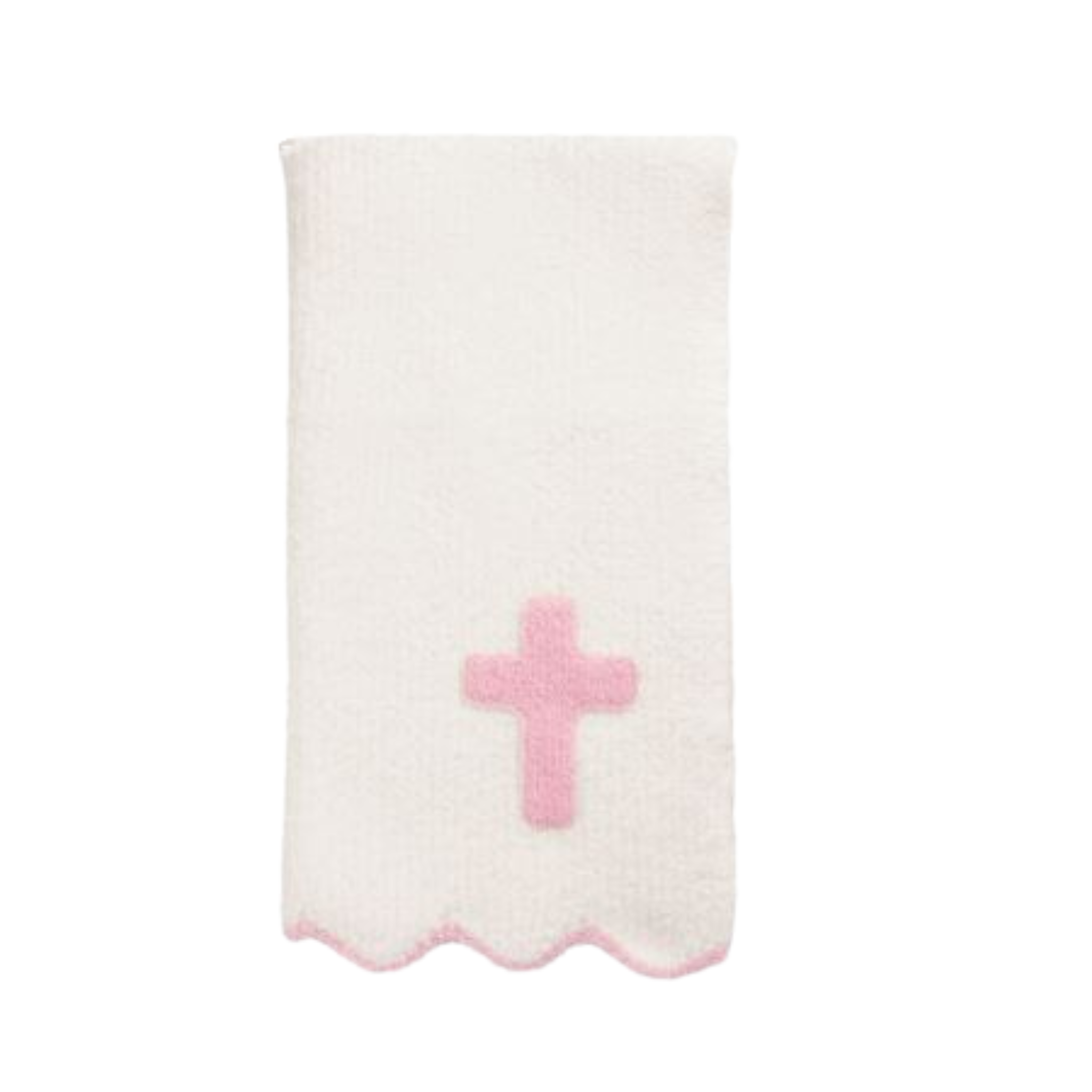 Colored Cross Chenille Blanket