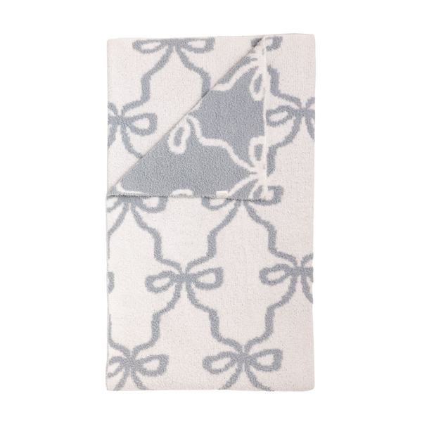 Bow Chenille Blanket