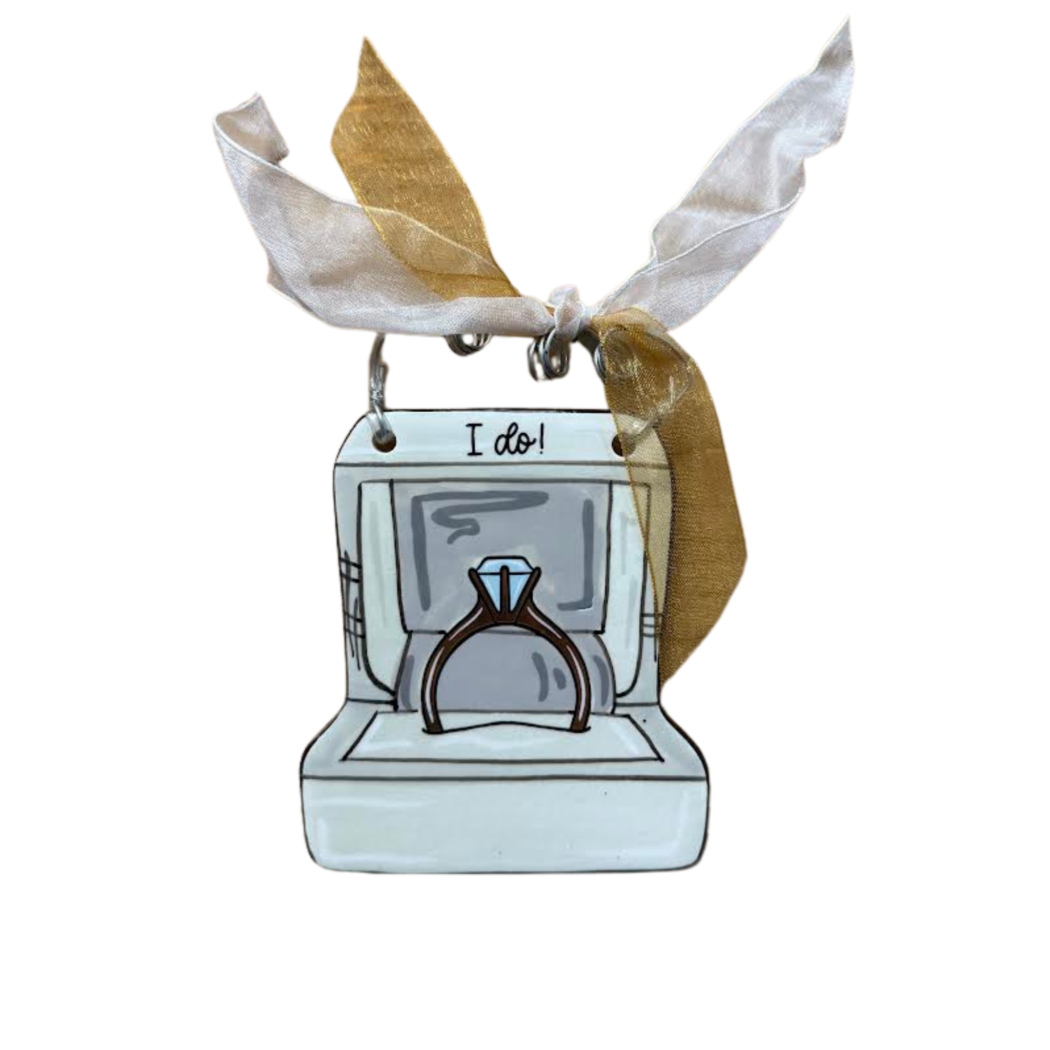 I Do Ring Box Ornament