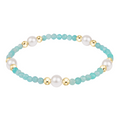 Purpose Pearl 6mm Gem Bracelet- Amazonite