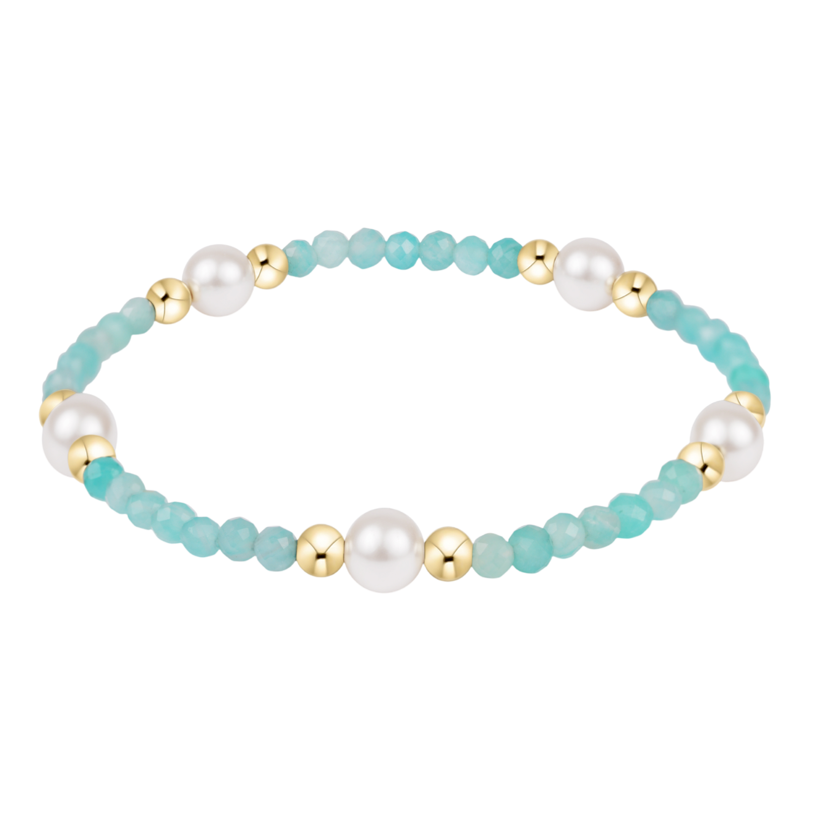 Purpose Pearl 6mm Gem Bracelet- Amazonite