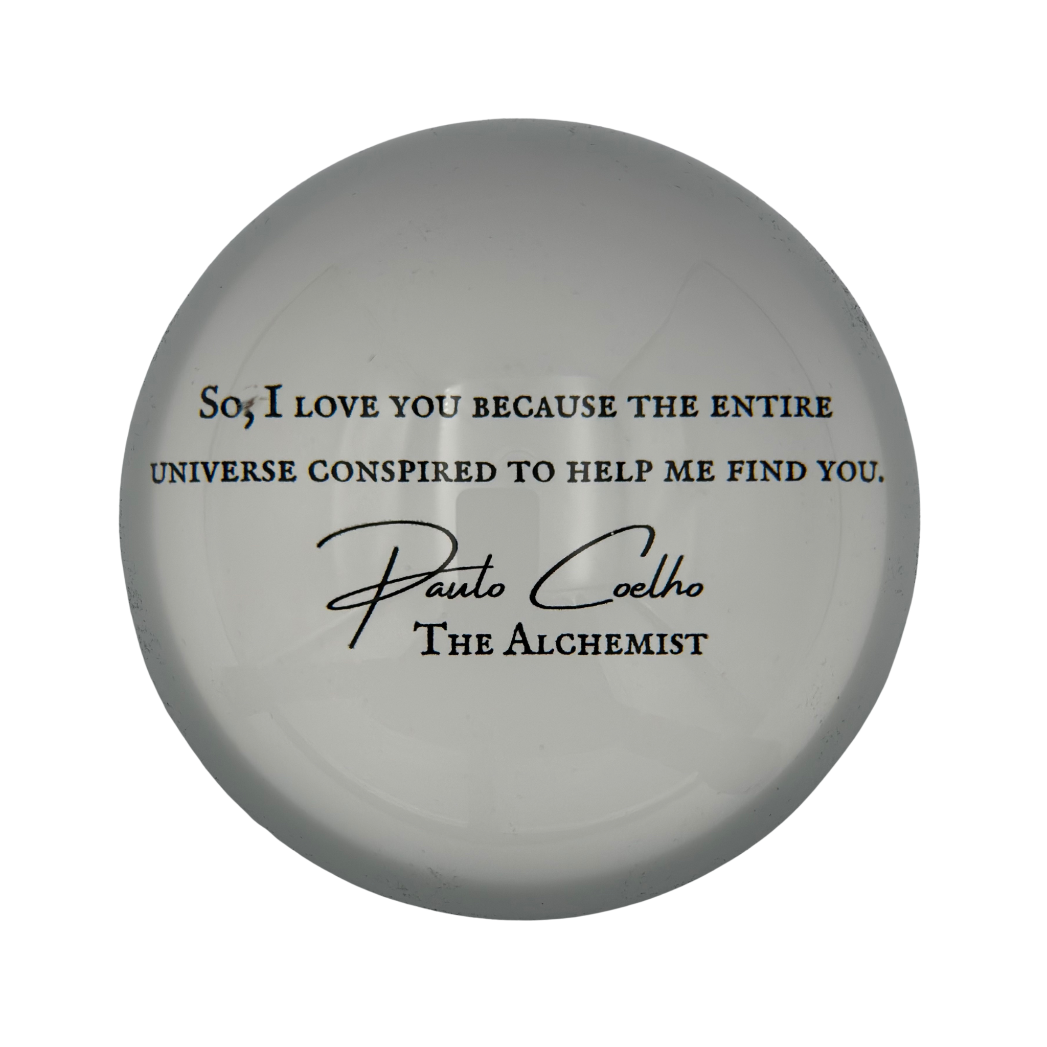 The Alchemist Quote Paperweight