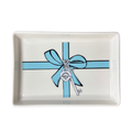 Blue Bow Tiffany Tray