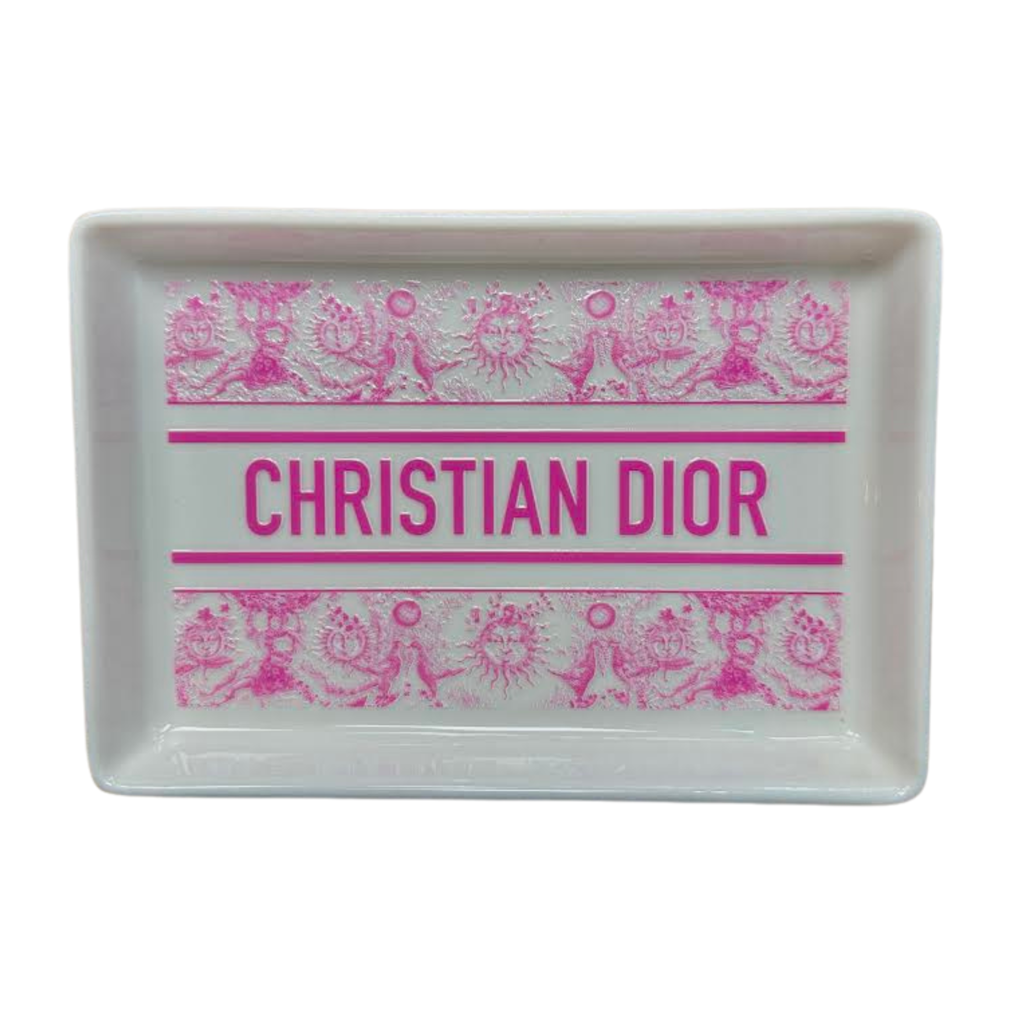 Pink Toile Dior Tray