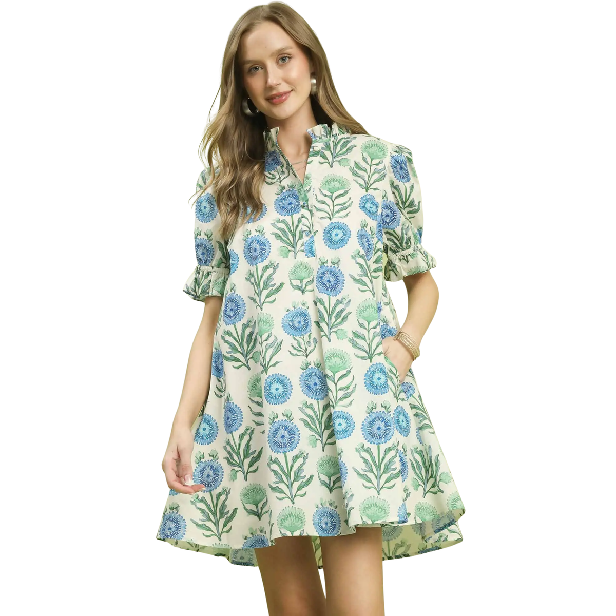 Sofia Puff Sleeve Mini Dress