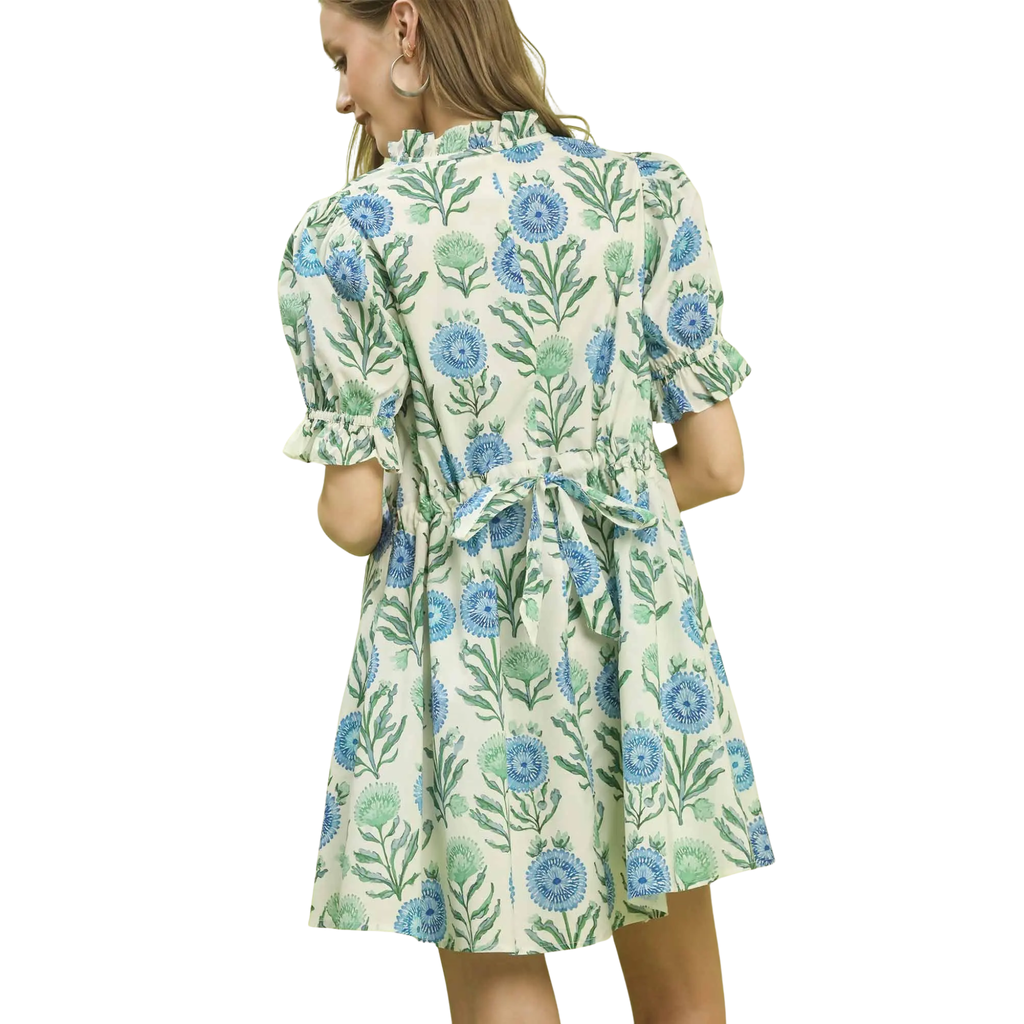 Sofia Puff Sleeve Mini Dress