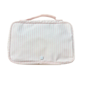 Pink Stripe Hanging Toiletry Bag