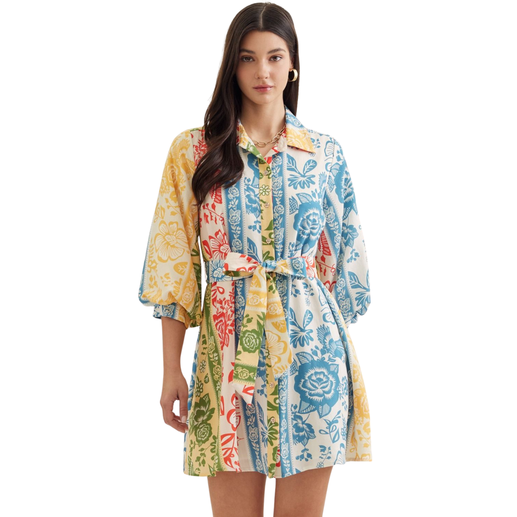 Calla Botanical Mini Dress