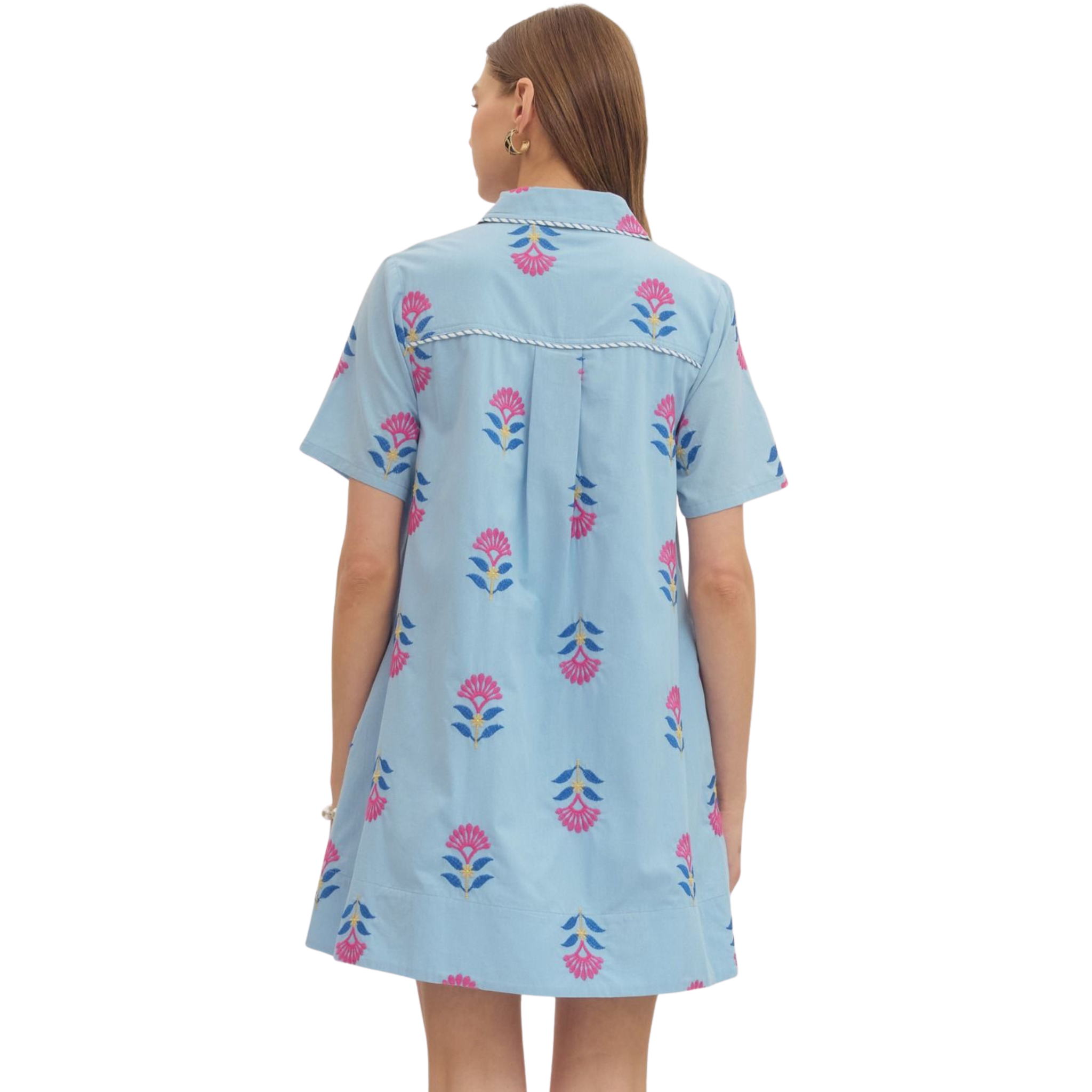Arden Blue Mini Dress