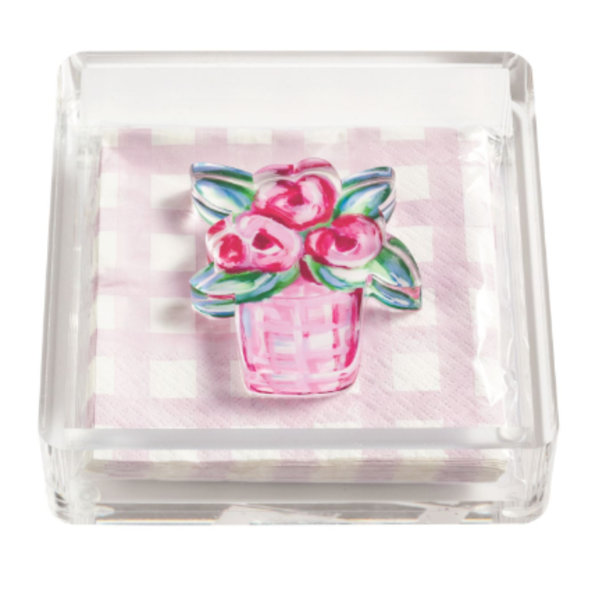 Flower Garden Napkin & Caddy Set