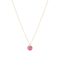 16" Necklace Gold - Reflection Small Charm - 10