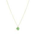 16" Necklace Gold - Reflection Small Charm - 08