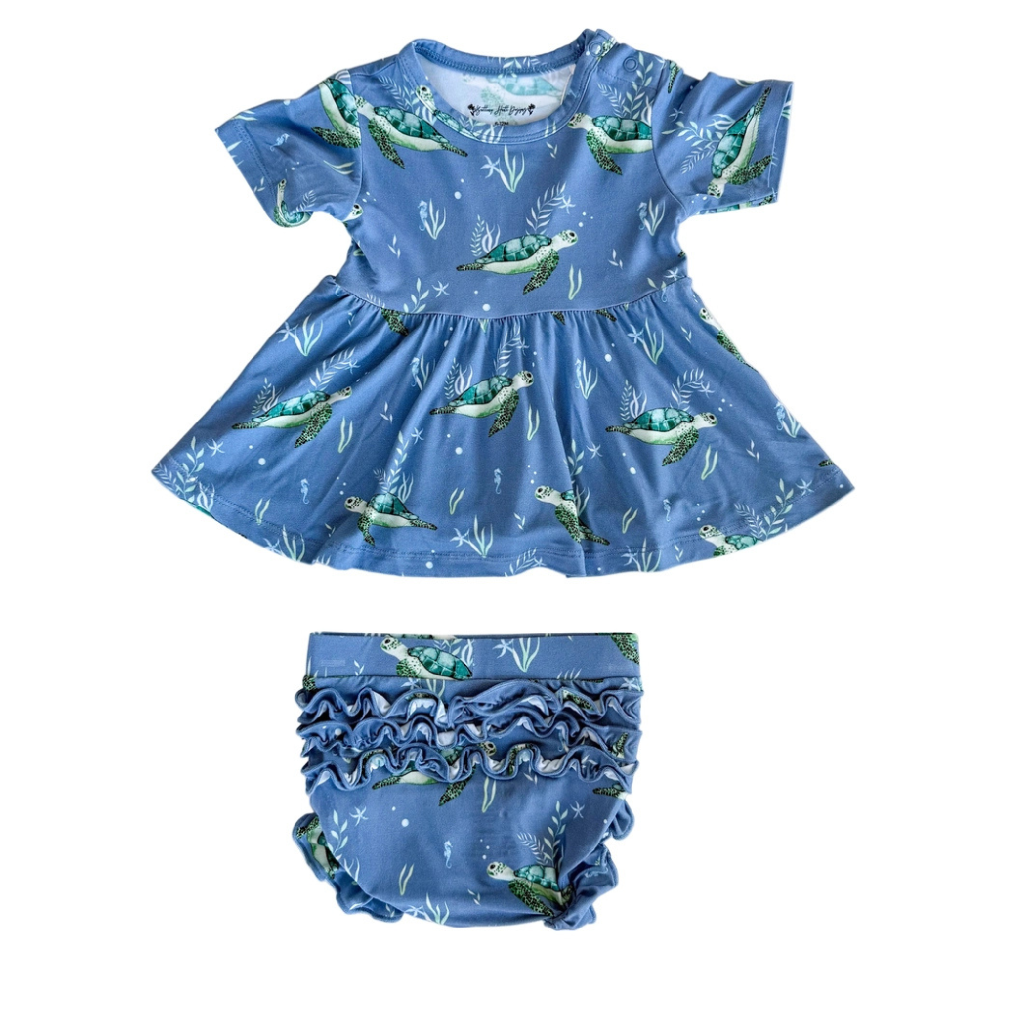 Sanibel Sea Turtle Peplum Set