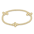 Beaded Cross 2.5mm Bracelet