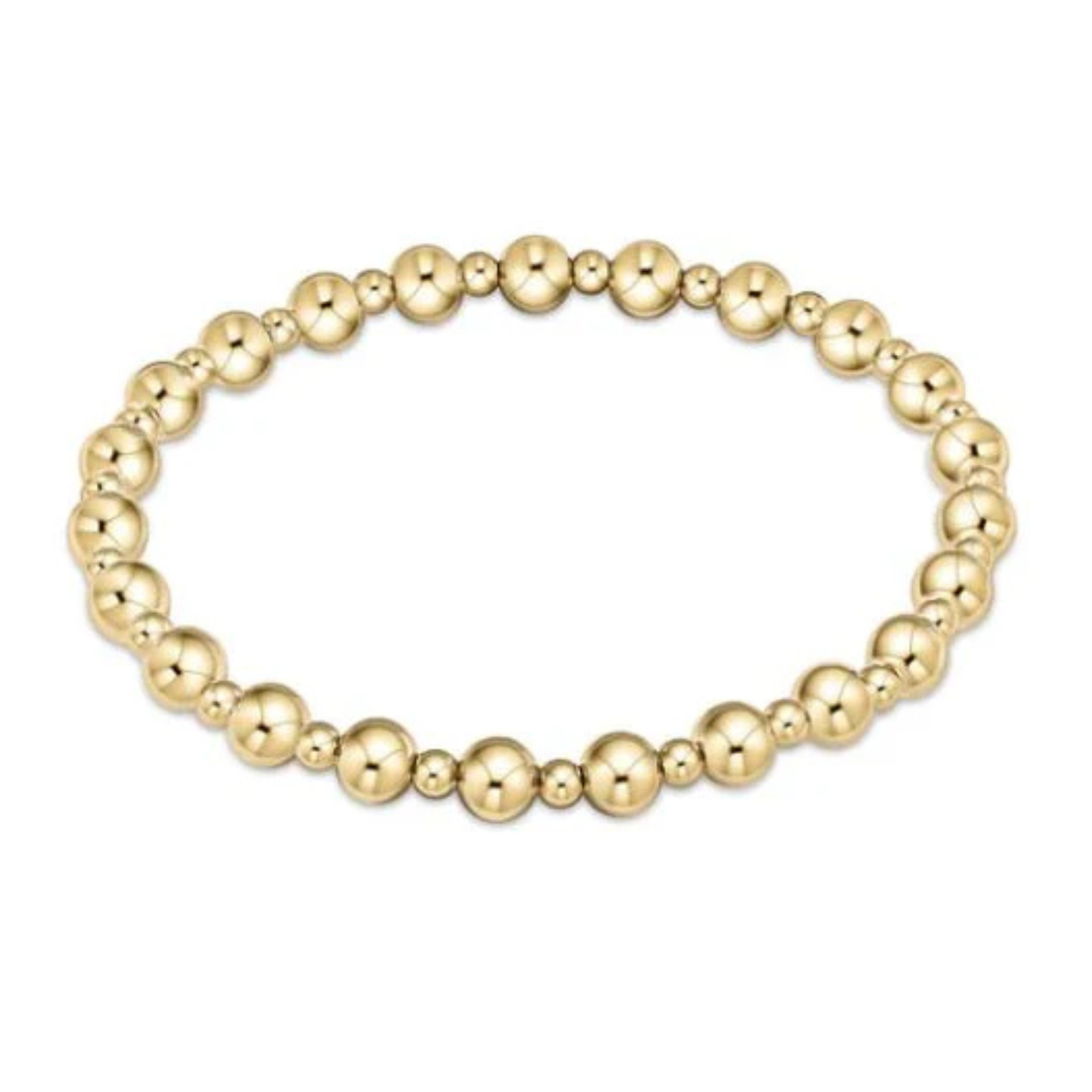 Grateful Gold 5mm Bead Bracelet