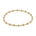 Dignity Sincerity Gold 4mm Bracelet