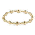 Honesty Sincerity Gold 6mm Bead Bracelet
