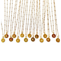 Little Circle Initial Necklace