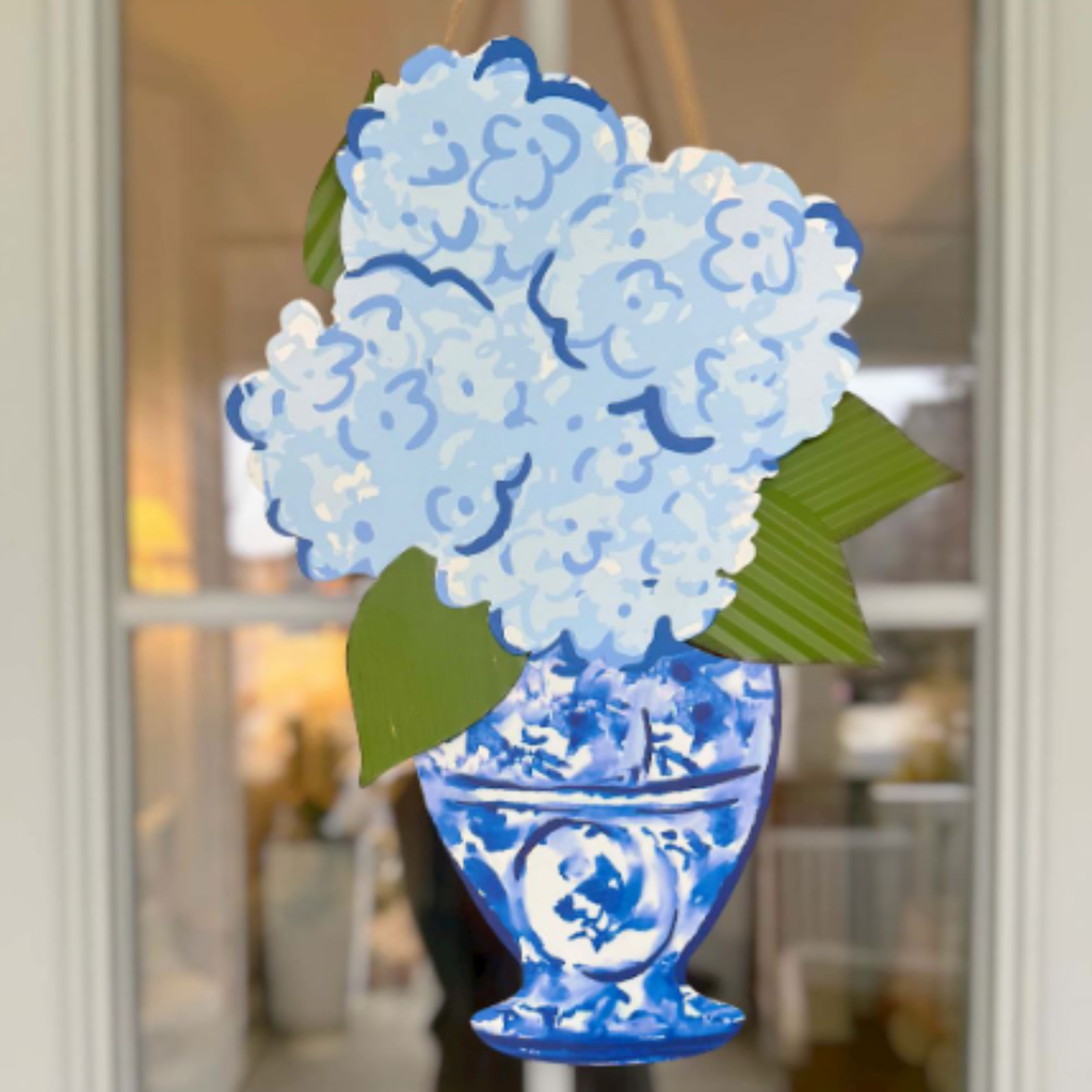 Hydrangea Door Hanger