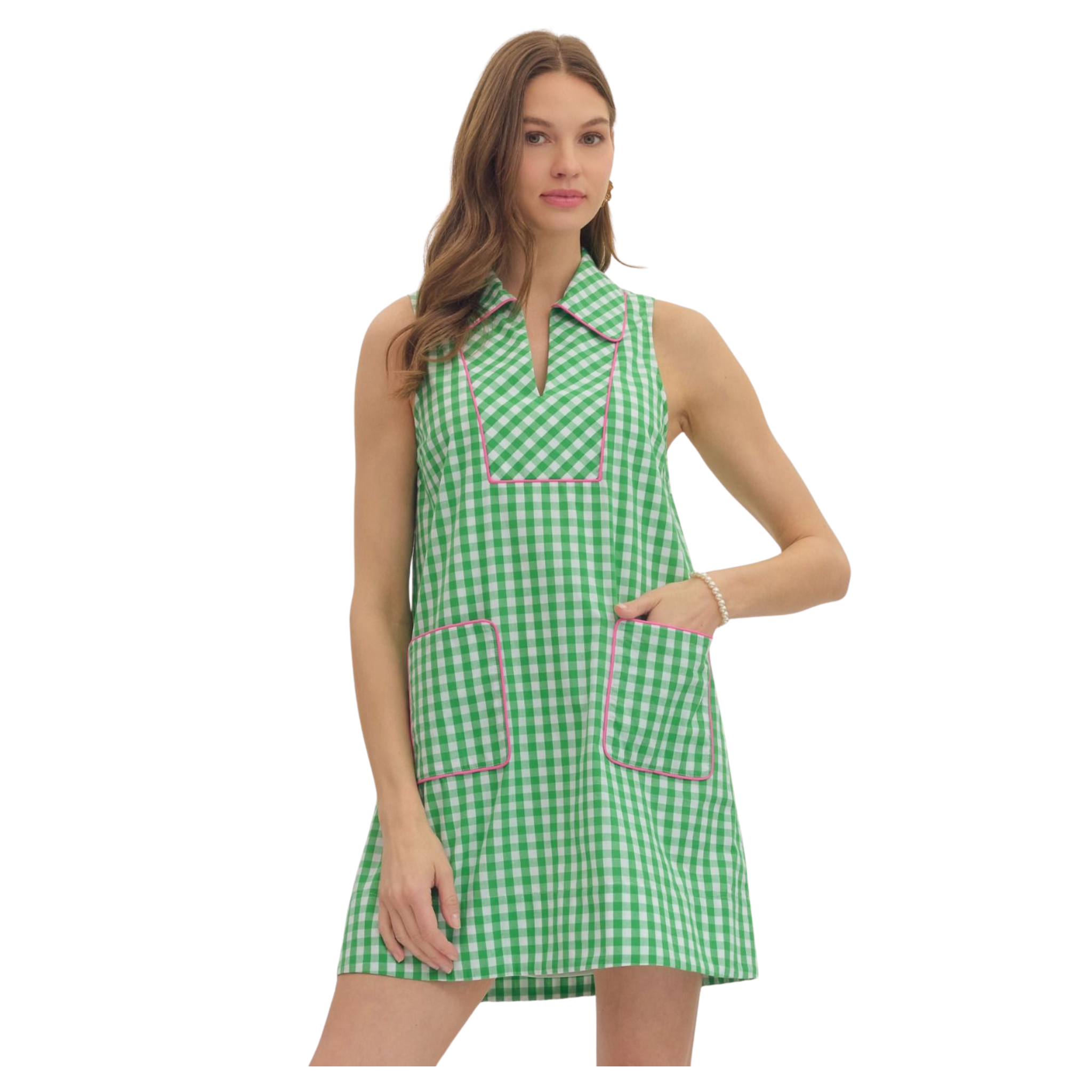 Lily Gingham Dress