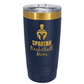 Custom Navy with Gold Tumbler