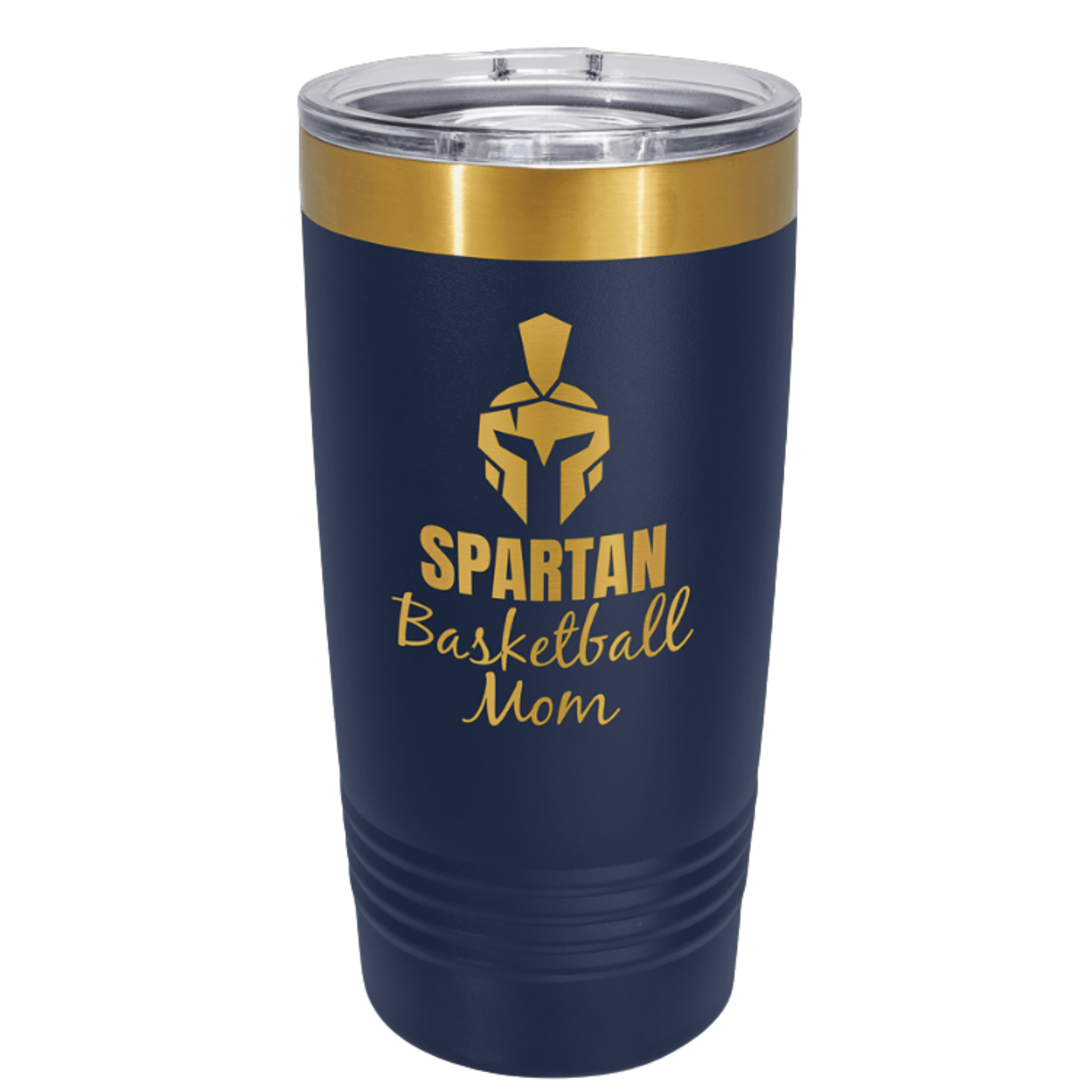 Custom Navy with Gold Tumbler