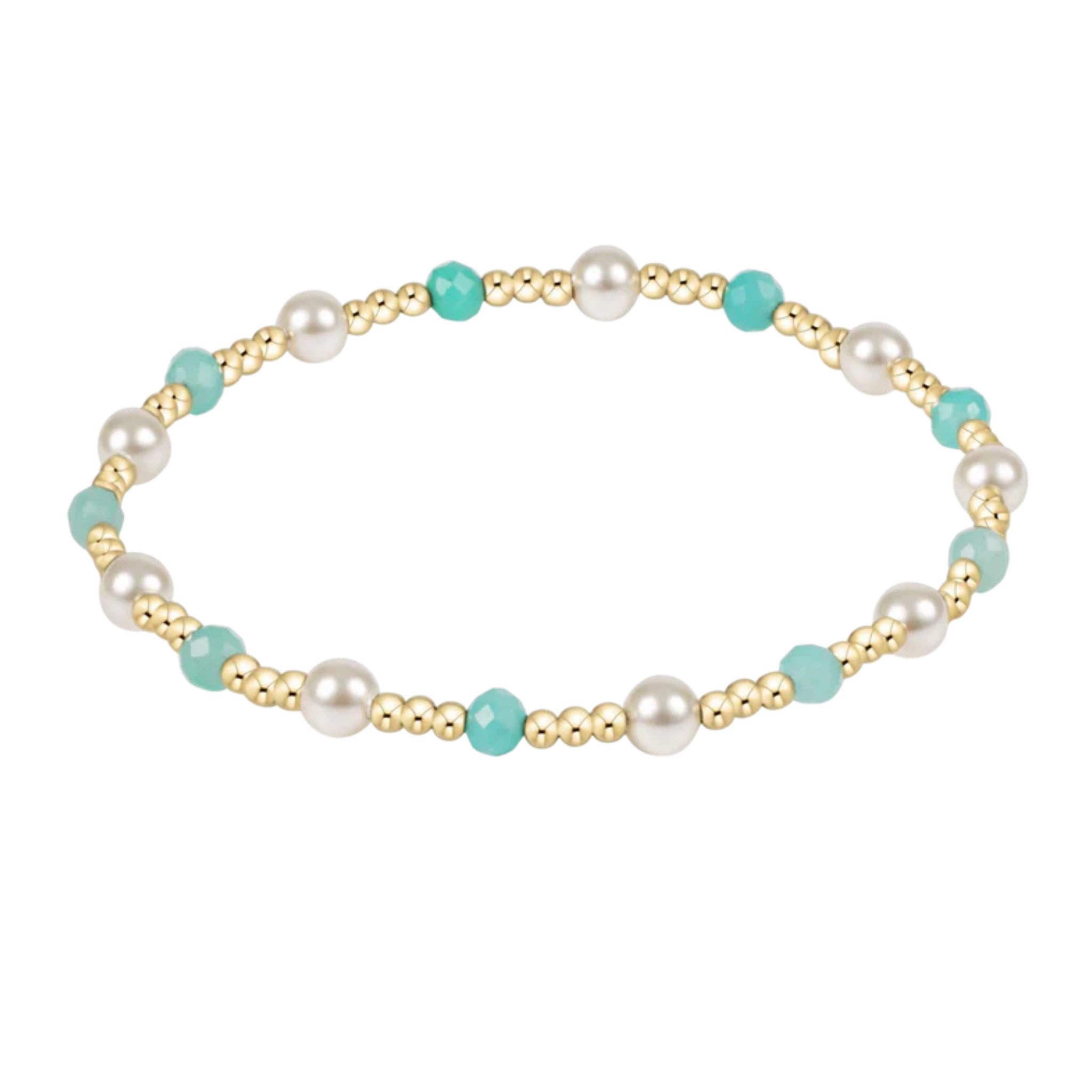 Pearl Sincerity 4mm Gem Bracelet - Amazonite