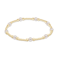 Classic Purpose 4mm Gold Pearl Bracelet