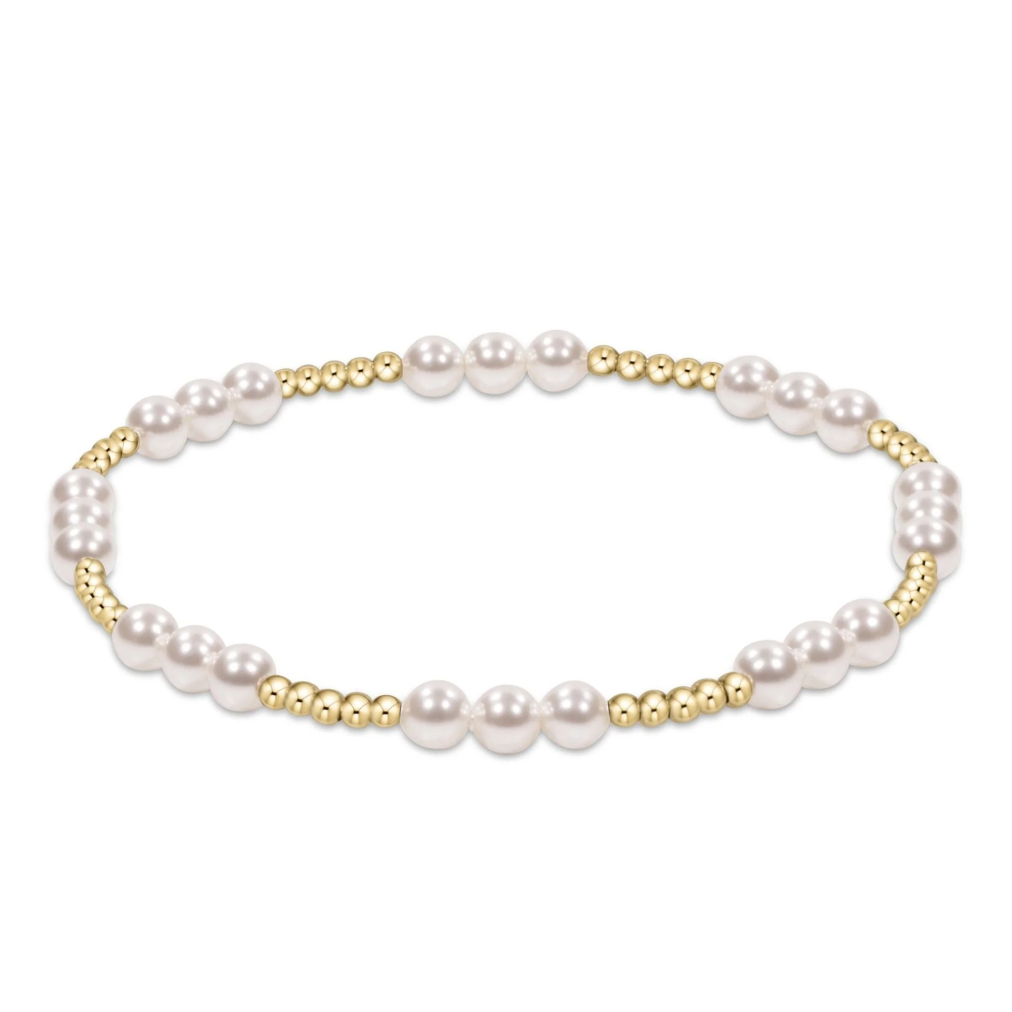 Joy Pearl 4mm Gold Bracelet
