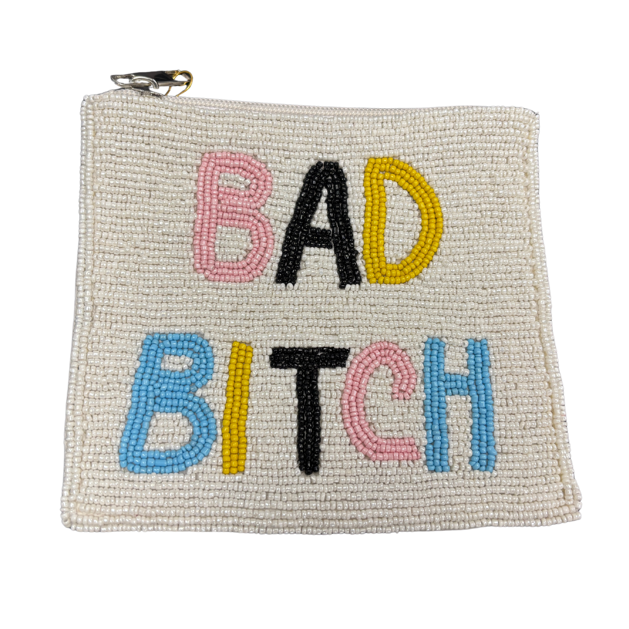 Bad Bitch Beaded Coin Wallet