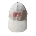Pink Bow White Hat