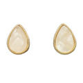 Teardrop -  WhiteTortoise/Gold