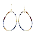 Oval Drop Earrings