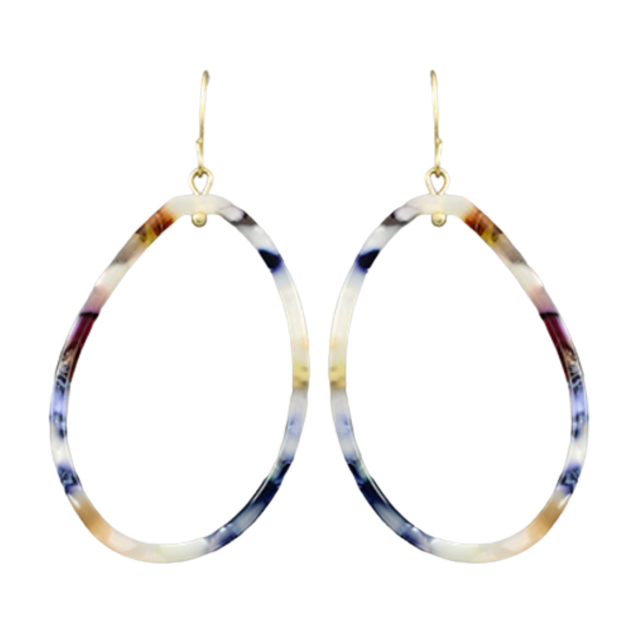 Oval Drop Earrings