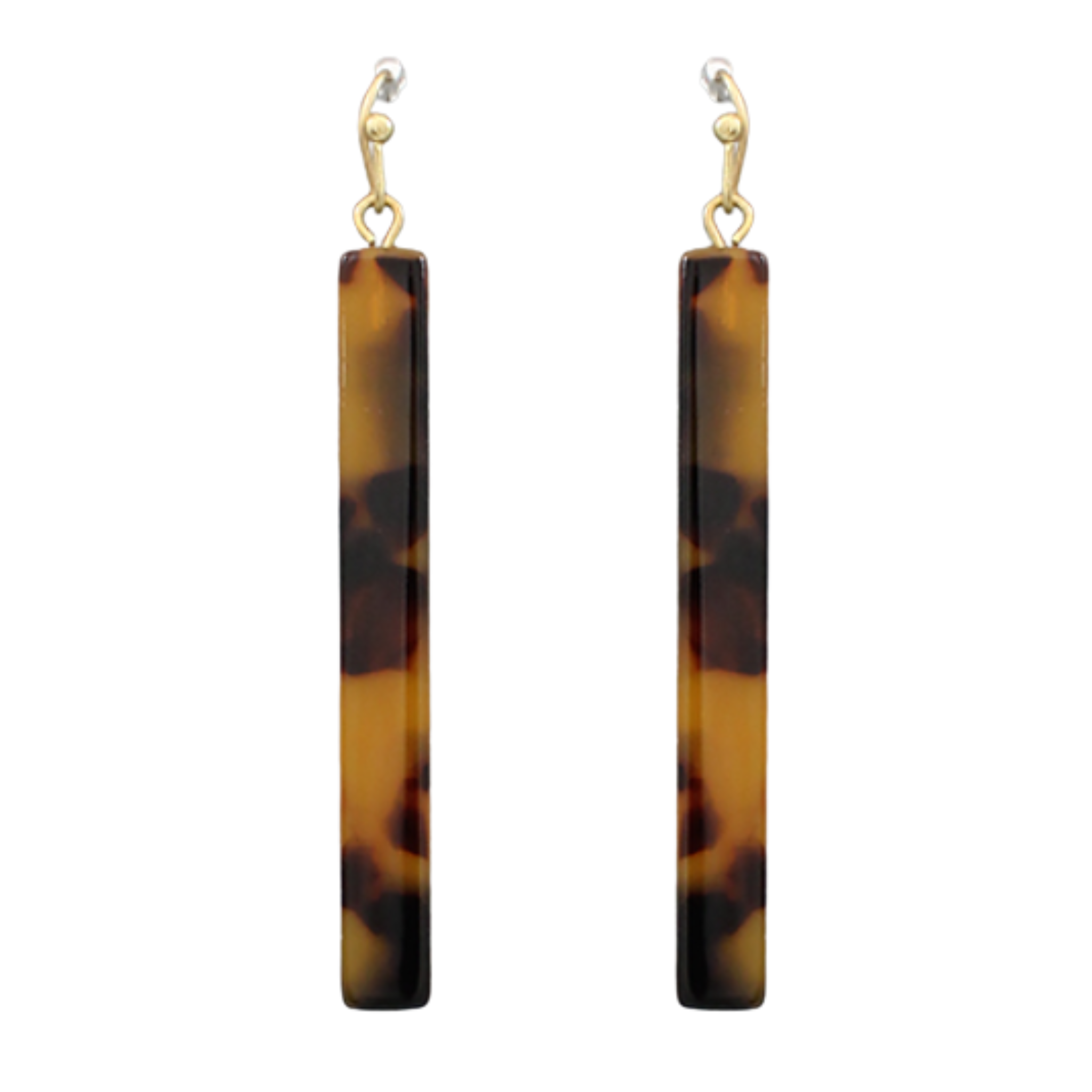 Tortoise Bar Earrings