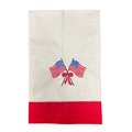 Americana Embroidered Tea Towel