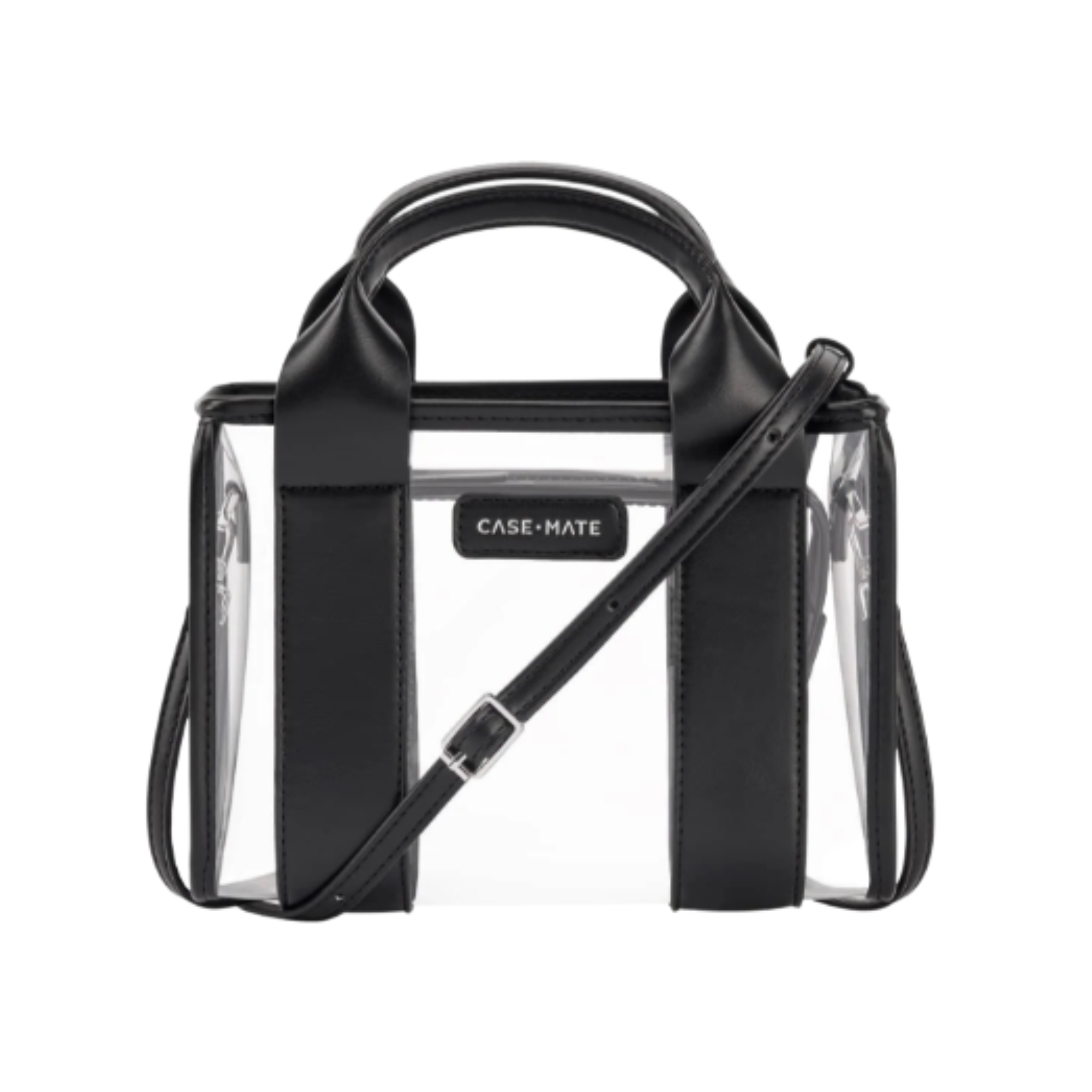 Clear Black Stadium Tote