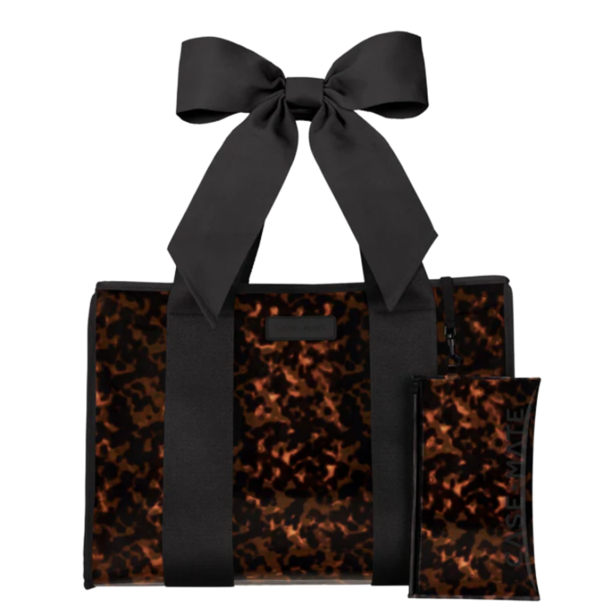 Tortoise Bow Jelly Tote