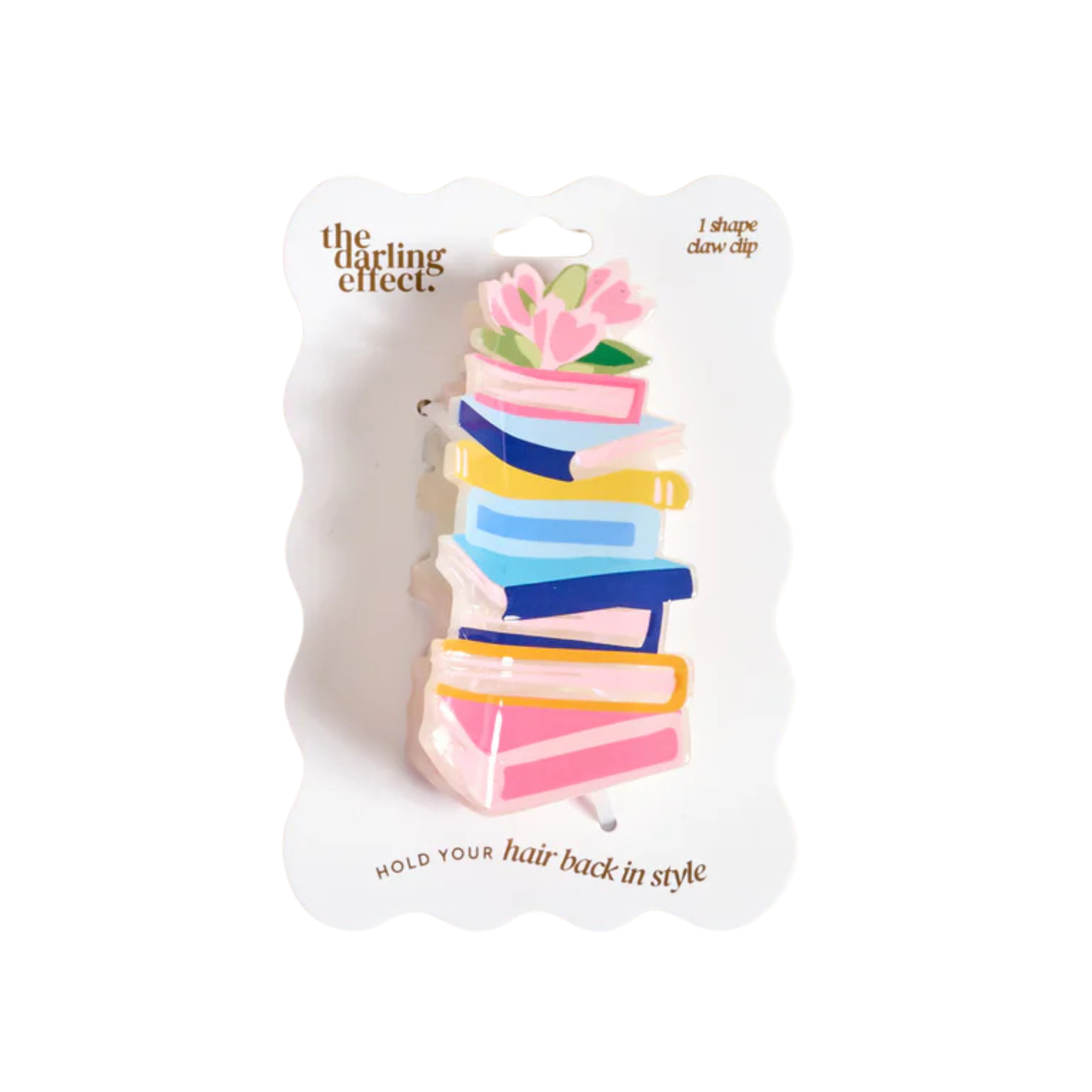 Book Nook Claw Clip