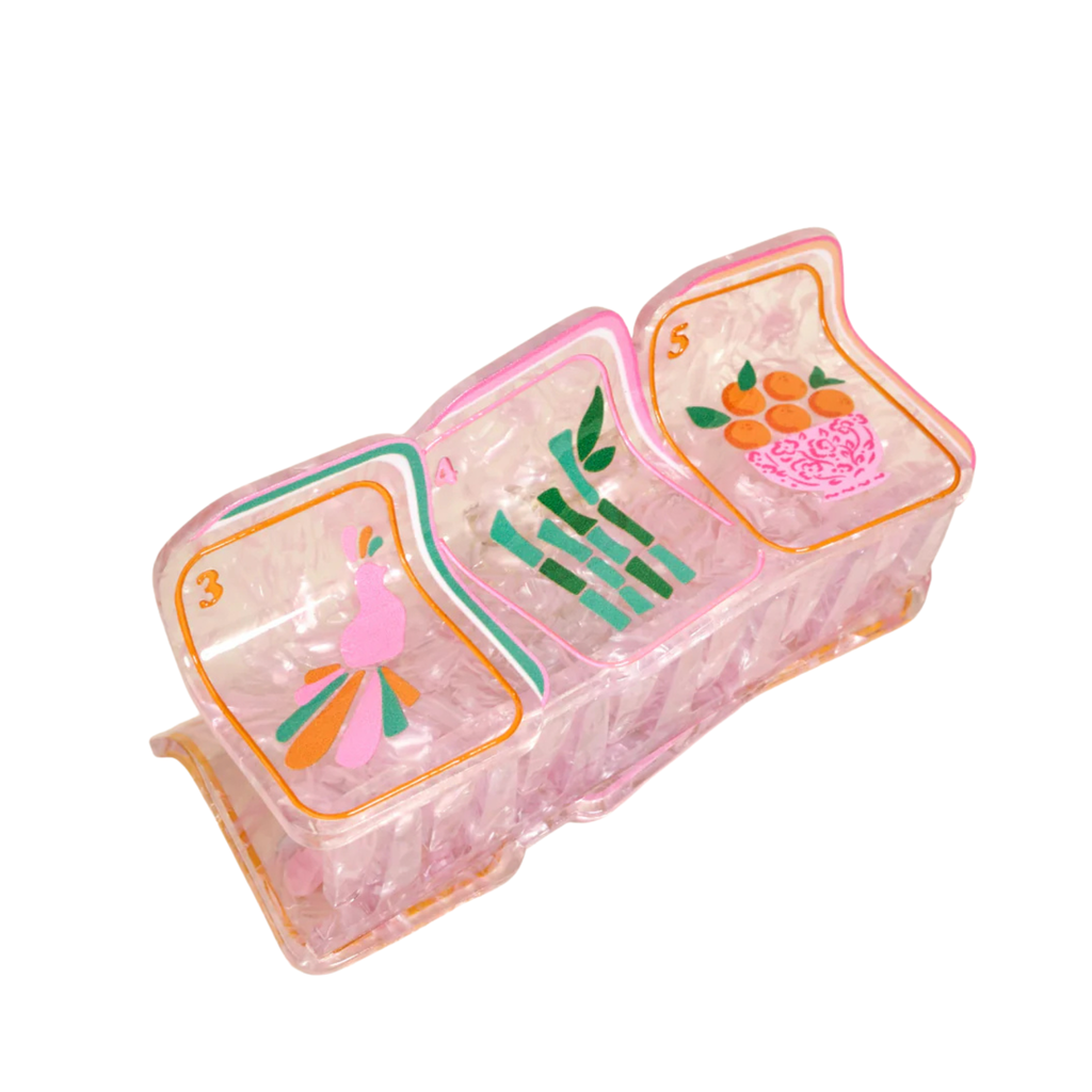 Mahjong Tile Claw Clip