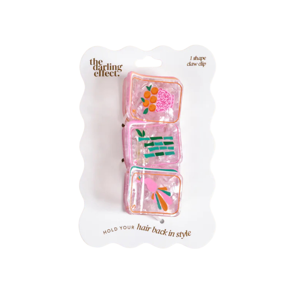 Mahjong Tile Claw Clip