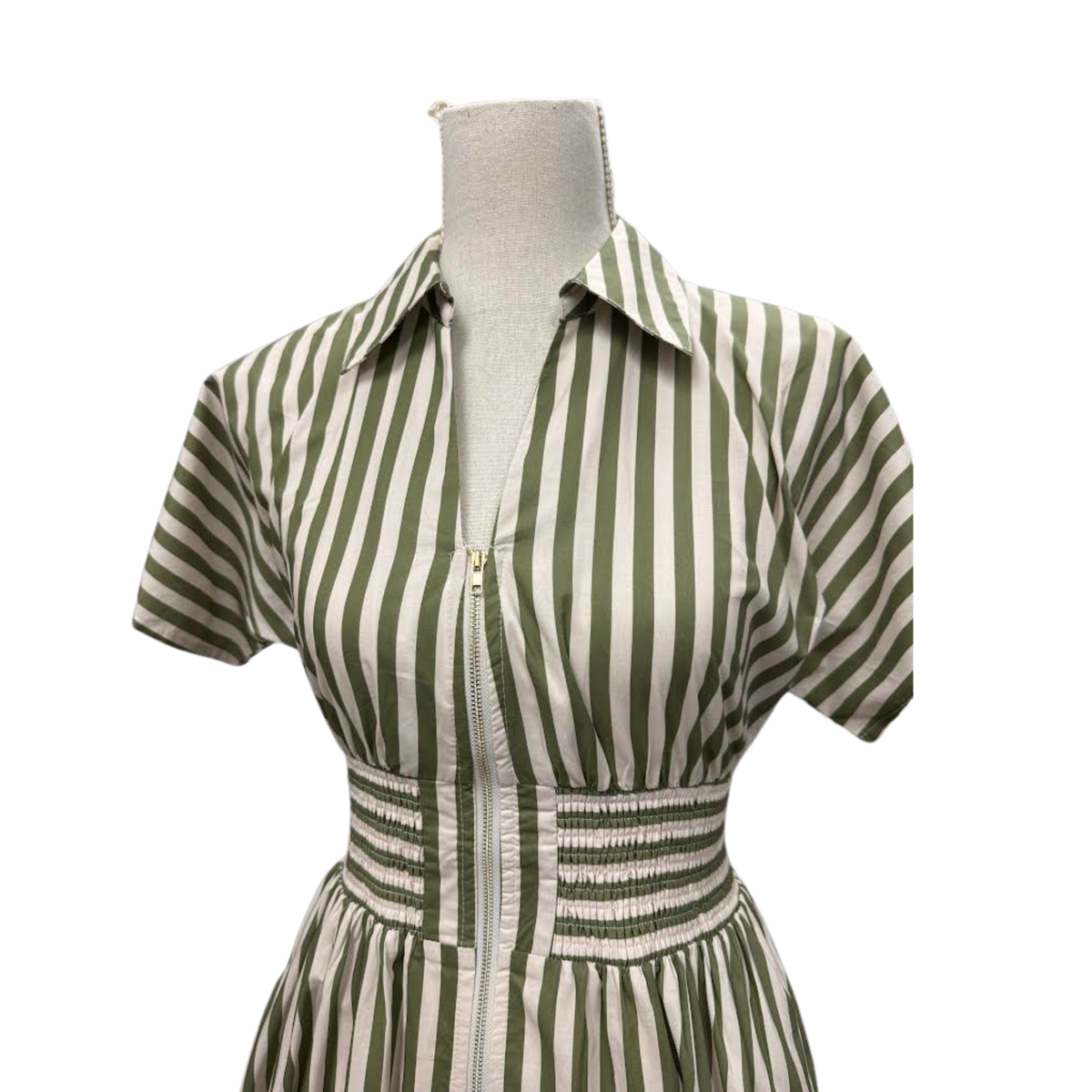 Hazel Stripe Midi Dress
