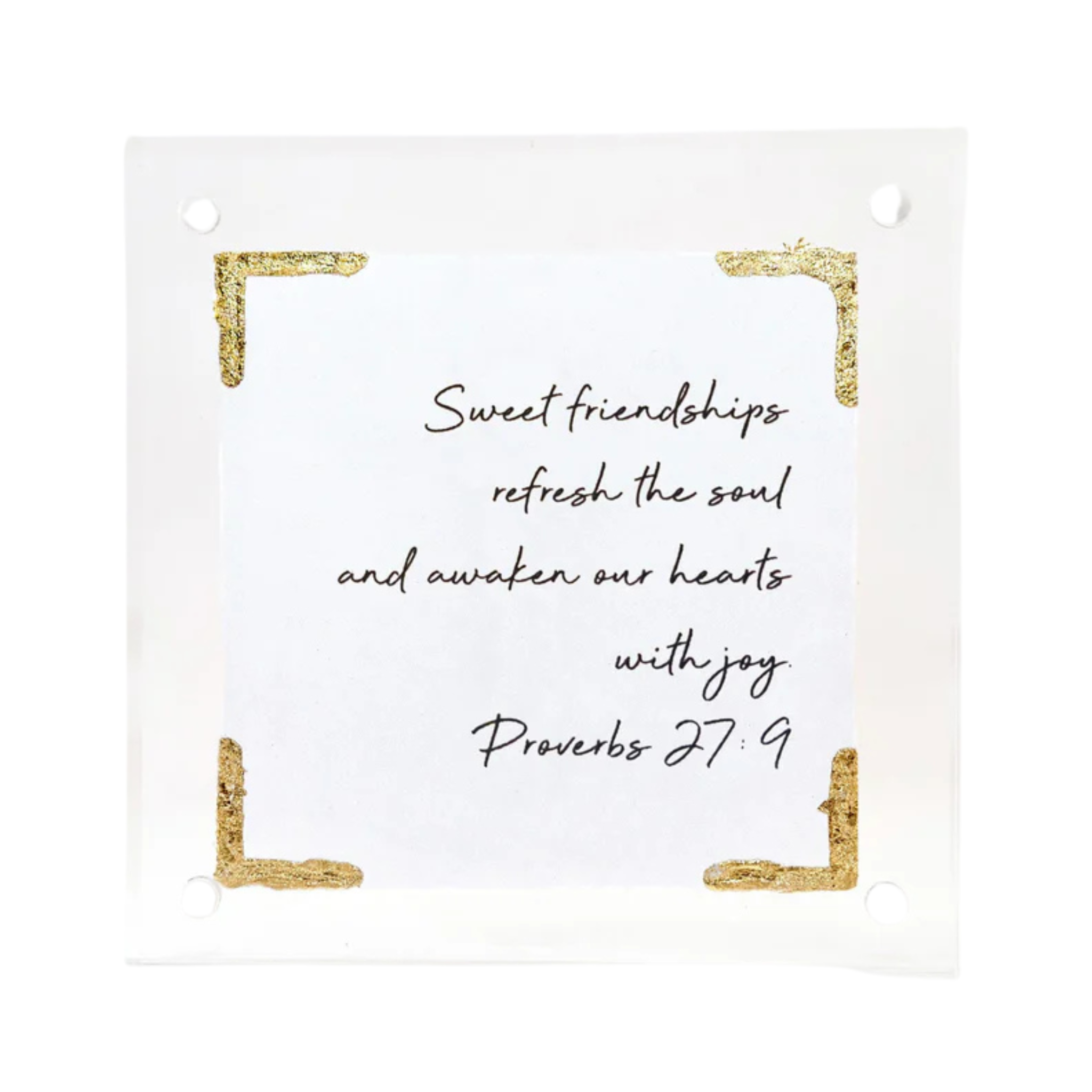 Sweet Friendship Acrylic Frame