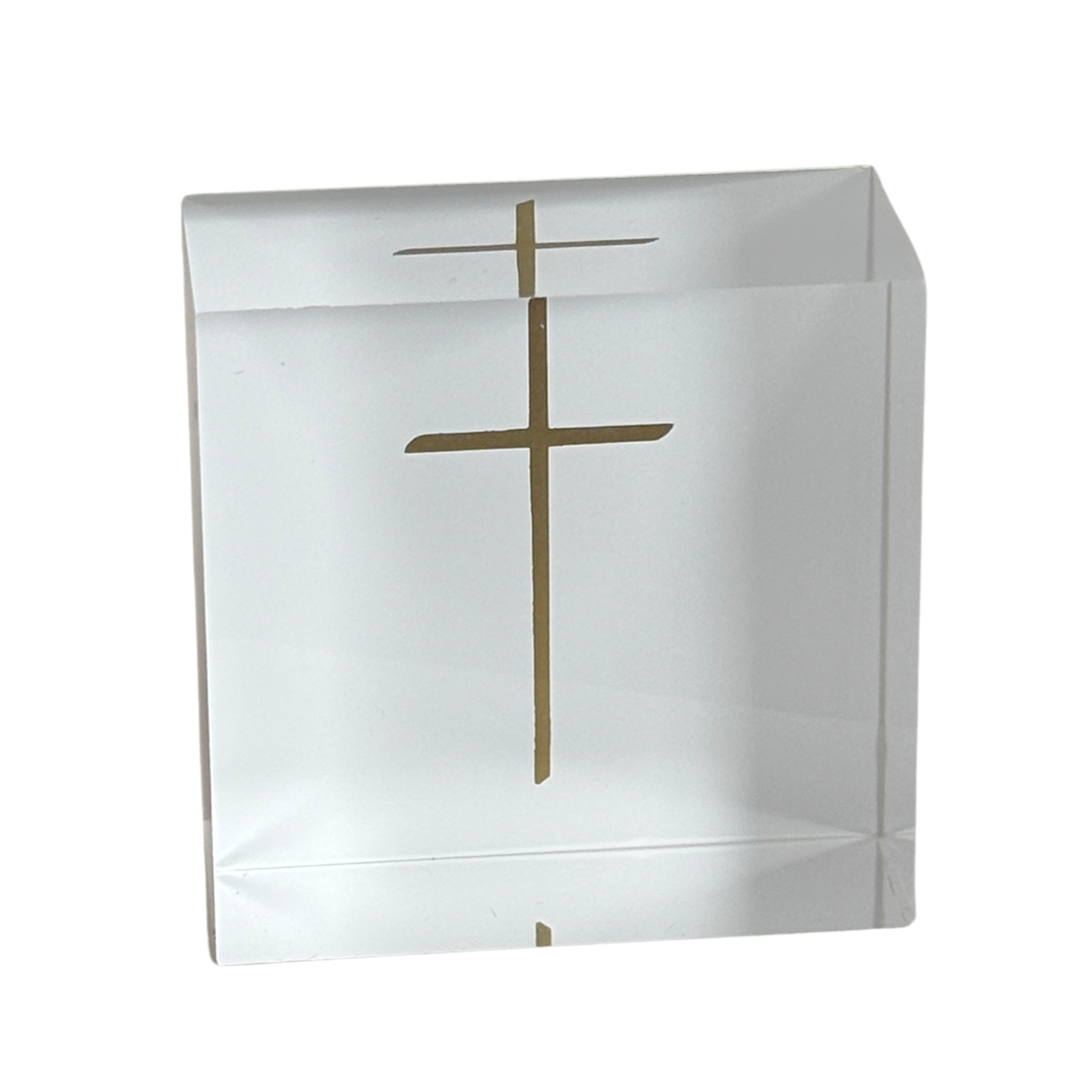 Cross Acrylic Block
