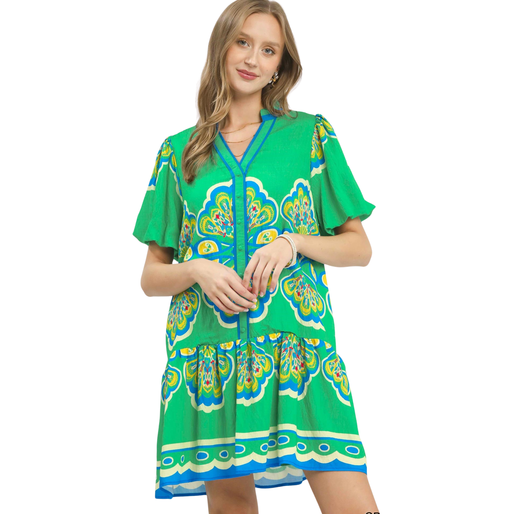 Daphne Green Dress