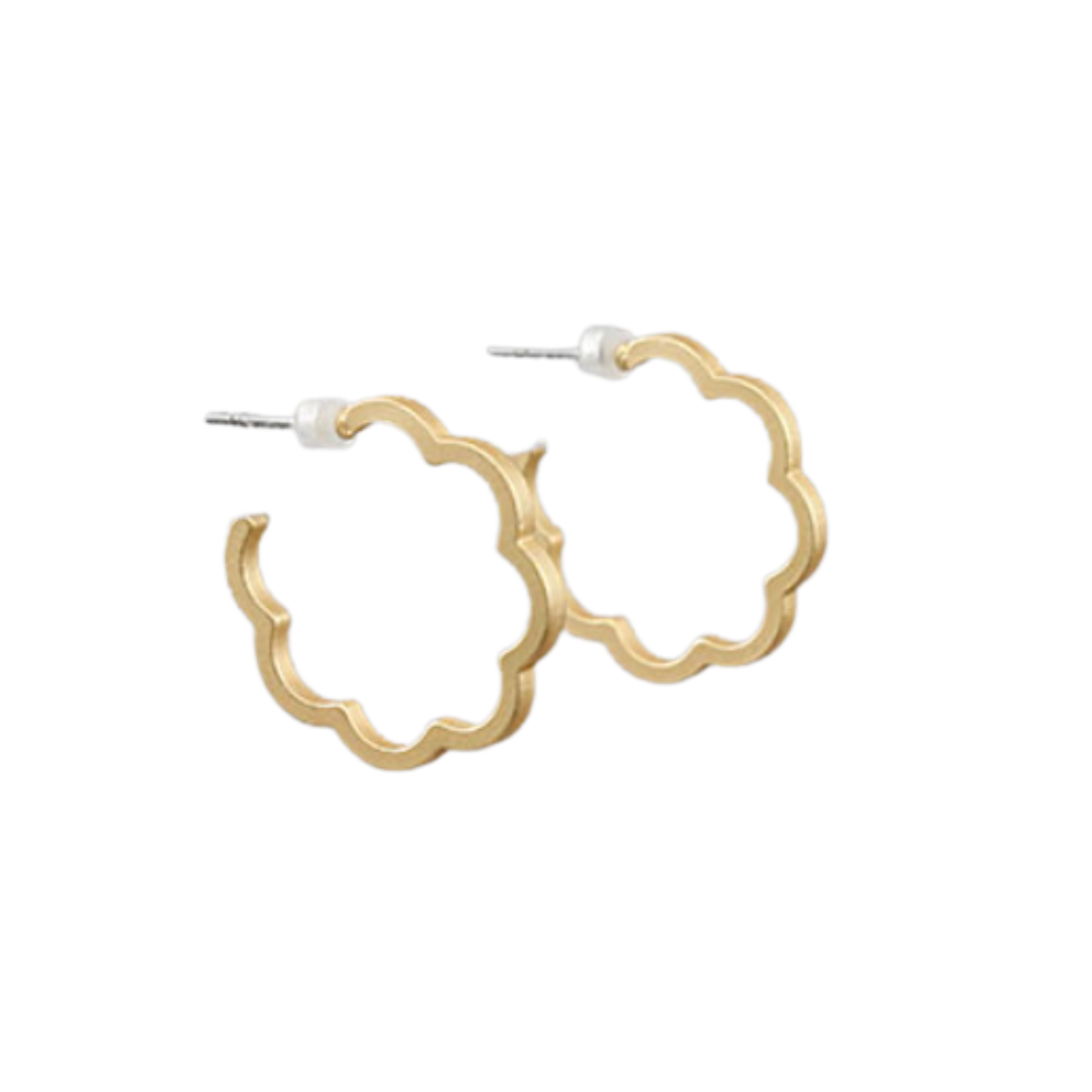 Small Flower Hoops