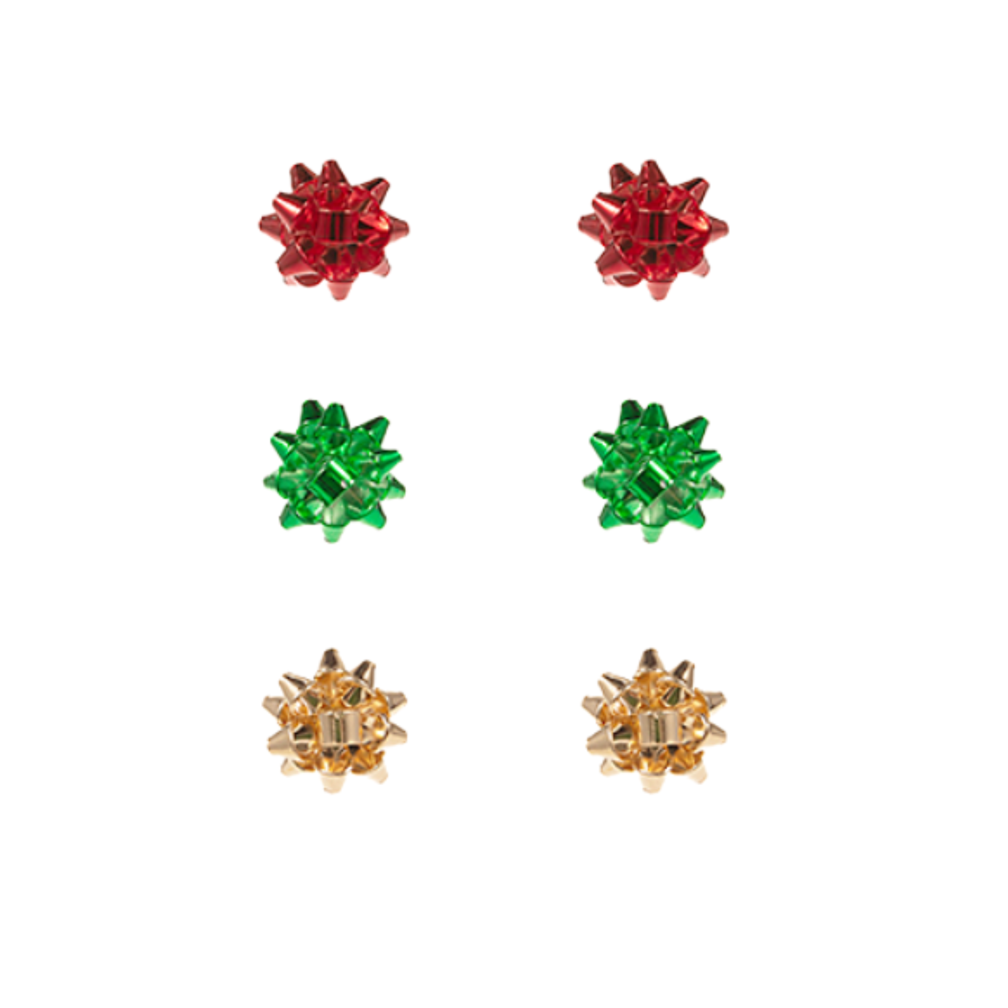 Christmas Bow Studs