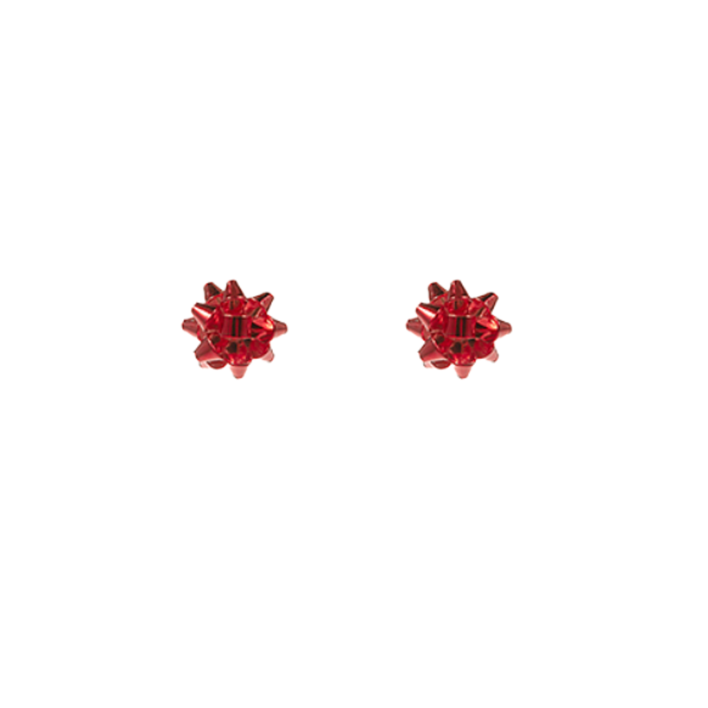 Christmas Bow Studs