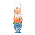 Pumpkin Topiary Door Hanger