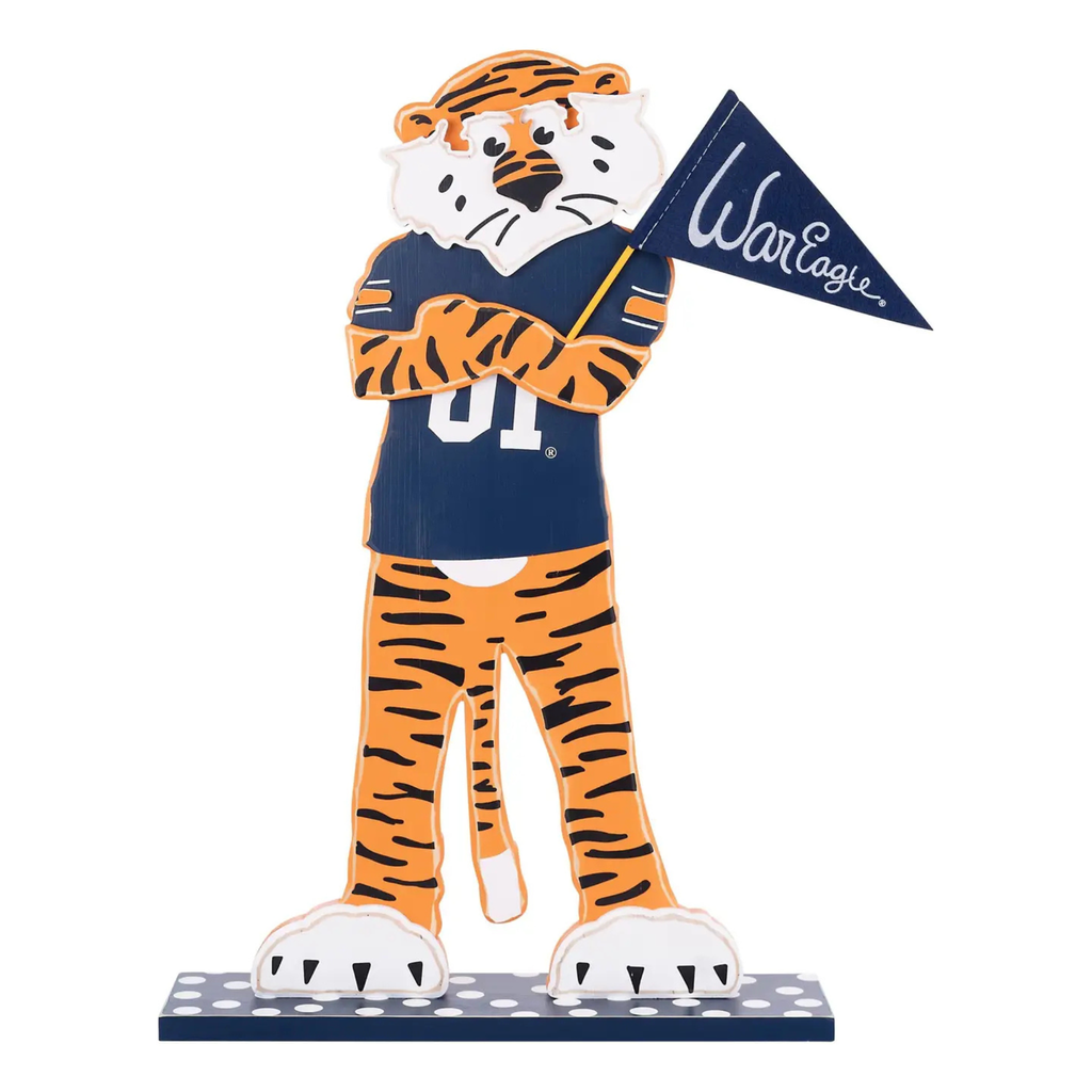 Aubie Wooden Mascot